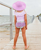 RuffleButts Stripe Ruffled Tankini - Anything is Possible - Let Them Be Little, A Baby & Children's Clothing Boutique