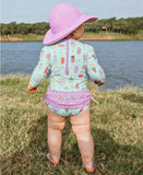 RuffleButts Rash Guard One Piece - Anything is Possible - Let Them Be Little, A Baby & Children's Clothing Boutique