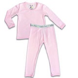 Bellabu Bear 2 piece PJ Set - Blush Pink - Let Them Be Little, A Baby & Children's Boutique