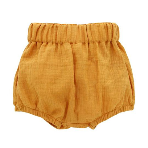 Emerson & Friends Gauze Baby Bloomers - Mustard - Let Them Be Little, A Baby & Children's Boutique