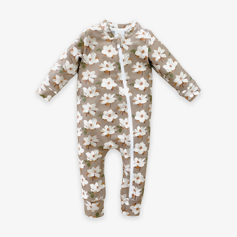 Velvet Fawn Zipper Coveralls - Sweet Magnolia - Let Them Be Little, A Baby & Children's Clothing Boutique