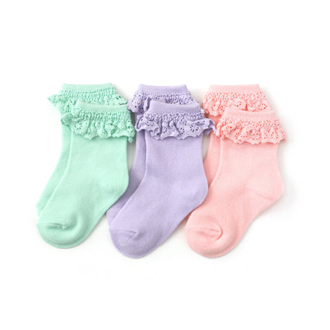Baby & Children's Boutique. Little Stocking Co. Lace Top Knee High Socks,  Stockings. – Pink Rubies Boutique