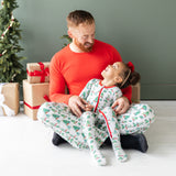 Macaron + Me Men's PJ Set - Christmas Forest - Let Them Be Little, A Baby & Children's Clothing Boutique
