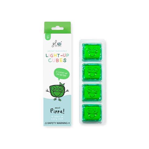 Glo Pals Light up Cubes - Pippa (Green) - Let Them Be Little, A Baby & Children's Boutique