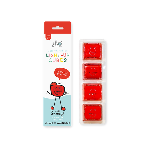 Glo Pals Light up Cubes - Sammy (Red) - Let Them Be Little, A Baby & Children's Boutique
