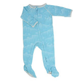 Sweet Bamboo Holiday Zipper Footie - Northern Lights - Let Them Be Little, A Baby & Children's Boutique