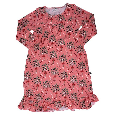 Sweet Bamboo Holiday Boho Dress - Mistletoe Pink - Let Them Be Little, A Baby & Children's Boutique