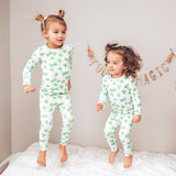 Little Pajama Co. Long Sleeve 2 Piece Set - Lucky - Let Them Be Little, A Baby & Children's Clothing Boutique