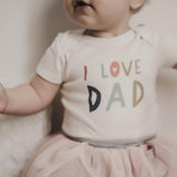 Finn + Emma Graphic Onesie - I Love Dad - Let Them Be Little, A Baby & Children's Boutique