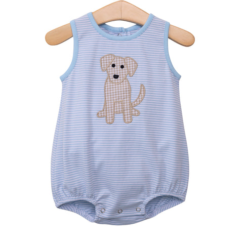 Trotter Street Kids Bubble - Dog Applique - Let Them Be Little, A Baby & Children's Clothing Boutique