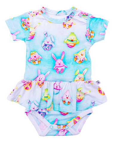 Birdie Bean Short Sleeve Birdie Twirl Bodysuit - Elijah - Let Them Be Little, A Baby & Children's Clothing Boutique