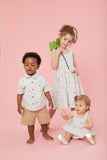 Pink Chicken Sierra Dress - Bunny Embriodery - Let Them Be Little, A Baby & Children's Clothing Boutique