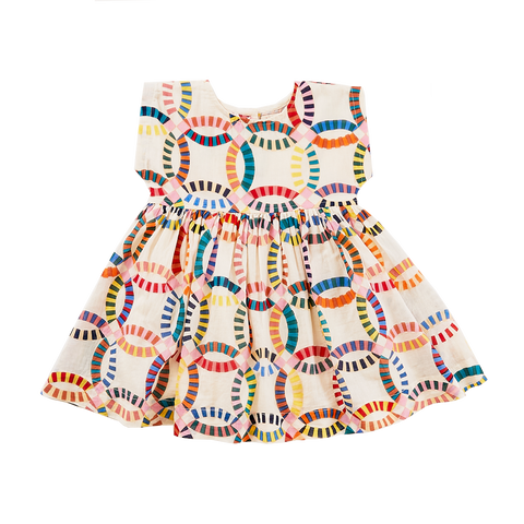 Pink Chicken Adaline Dress - Multi Quilt - Let Them Be Little, A Baby & Children's Clothing Boutique