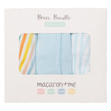 Macaron + Me 3 Pack Boxer Brief - Light Blue, Jelly Bean Stripe, & Seersucker - Let Them Be Little, A Baby & Children's Clothing Boutique