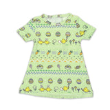 Bellabu Bear 18" Doll Short Sleeve Dress - Easter Isle Green - Let Them Be Little, A Baby & Children's Clothing Boutique