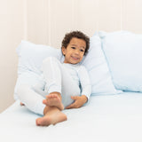 Macaron + Me Long Sleeve Toddler PJ Set - Seersucker - Let Them Be Little, A Baby & Children's Clothing Boutique