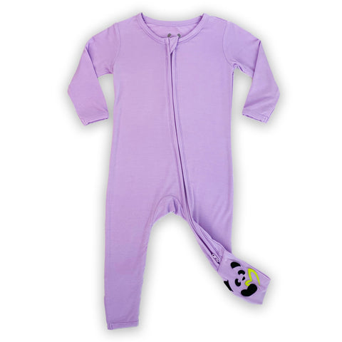 Bellabu Bear Convertible Footie - Lavender - Let Them Be Little, A Baby & Children's Boutique