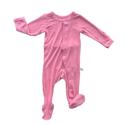 Kozi & Co Snap Footie - Cotton Candy Solid - Let Them Be Little, A Baby & Children's Boutique