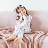 Macaron + Me Long Sleeve Toddler PJ Set - Candy Hearts - Let Them Be Little, A Baby & Children's Clothing Boutique