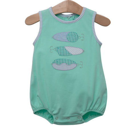 Trotter Street Kids Bubble - Fishing Lure Applique - Let Them Be Little, A Baby & Children's Clothing Boutique
