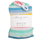 Macaron + Me Fitted Crib Sheet - Ombre Stripes - Let Them Be Little, A Baby & Children's Clothing Boutique