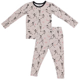 Macaron + Me Long Sleeve Toddler PJ Set - Touchdown - Let Them Be Little, A Baby & Children's Clothing Boutique