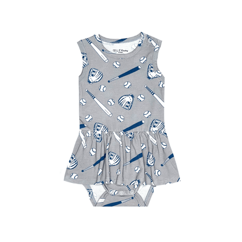 Lev Baby Skirted Bodysuit - Chase - Let Them Be Little, A Baby & Children's Clothing Boutique