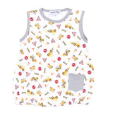 Magnolia Baby Printed Sleeveless Bubble - Under Construction - Let Them Be Little, A Baby & Children's Clothing Boutique