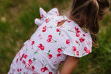 Lucky Jade Twirl Dress - Cherry Chic - Let Them Be Little, A Baby & Children's Clothing Boutique