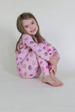 Bellabu Bear 2 piece PJ Set - Space Donuts Pink - Let Them Be Little, A Baby & Children's Clothing Boutique