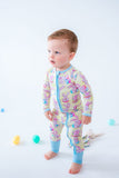 Birdie Bean Zip Romper w/ Convertible Foot - Oliver - Let Them Be Little, A Baby & Children's Clothing Boutique
