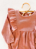 Velvet Fawn Vivian Bubble - Clay PREORDER - Let Them Be Little, A Baby & Children's Clothing Boutique