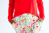 Birdie Bean Women's Long Sleeve Lounge Set - Clark (Red Top) - Let Them Be Little, A Baby & Children's Clothing Boutique