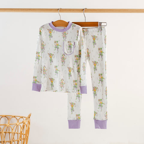 Nola Tawk Long Sleeve Organic Cotton PJ Set - Mardi Gras Mambo - Let Them Be Little, A Baby & Children's Clothing Boutique