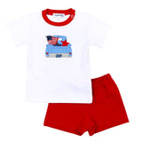 Magnolia Baby Applique Shorts Set - Stars & Stripes - Let Them Be Little, A Baby & Children's Clothing Boutique