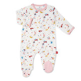 Magnetic Me Modal Footie - Pink Carnivale - Let Them Be Little, A Baby & Children's Boutique