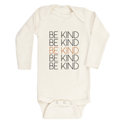 Tenth & Pine Long Sleeve Onesie - Be Kind - Let Them Be Little, A Baby & Children's Boutique