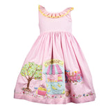 Cotton Kids Embroidered Dress - Lemonade Stand - Let Them Be Little, A Baby & Children's Clothing Boutique
