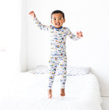 Macaron + Me Long Sleeve Toddler PJ Set - Little Diggers - Let Them Be Little, A Baby & Children's Clothing Boutique
