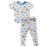Macaron + Me Short Sleeve Toddler PJ Set - Little Diggers - Let Them Be Little, A Baby & Children's Clothing Boutique