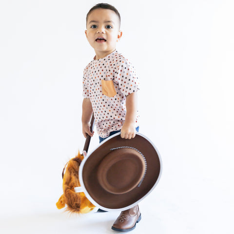 Macaron + Me Pocket Tee - Western Stars - Let Them Be Little, A Baby & Children's Clothing Boutique