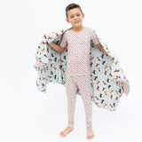 Macaron + Me Short Sleeve Toddler PJ Set - Western Stars - Let Them Be Little, A Baby & Children's Clothing Boutique