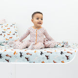 Macaron + Me Zipper Footsie - Western Stars - Let Them Be Little, A Baby & Children's Clothing Boutique