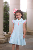 Trotter Street Kids Ruffle Sleeve Dress - Puppy Pink - Let Them Be Little, A Baby & Children's Clothing Boutique
