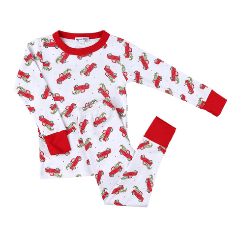 Magnolia Baby Long Sleeve PJ Set - Christmas Traditions - Let Them Be Little, A Baby & Children's Clothing Boutique