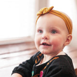 Baby Wisp Nylon Bow -  Mauve - Let Them Be Little, A Baby & Children's Boutique
