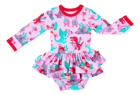 Birdie Bean Long Sleeve Birdie Twirl Bodysuit - Cera - Let Them Be Little, A Baby & Children's Clothing Boutique