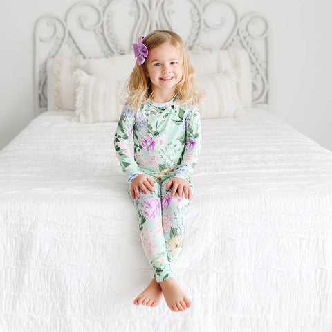 Posh Peanut Long Sleeve 2 Piece Loungewear Set - Erin - Let Them Be Little, A Baby & Children's Boutique