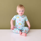 Posh Peanut Short Sleeve Romper - Donuts - Let Them Be Little, A Baby & Children's Clothing Boutique