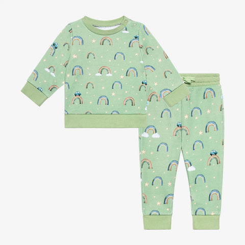 Posh Peanut Long Sleeve Sweatshirt & Jogger Set - Desean - Let Them Be Little, A Baby & Children's Clothing Boutique